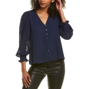 Yumi Kim Cobalt Blue Blouse - Never Worn (New Without Tags)
